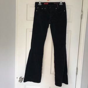 Black AG Adriano Goldschmied Corduroy Pant